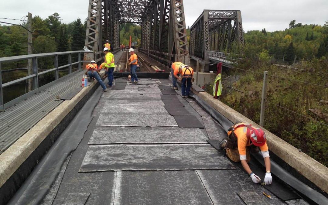 CP Rail Kenora Bridge Waterproofing